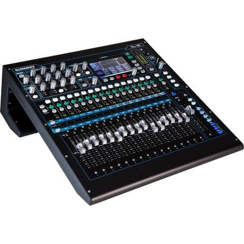 Allen & Heath Qu-16 mixer and audio rack